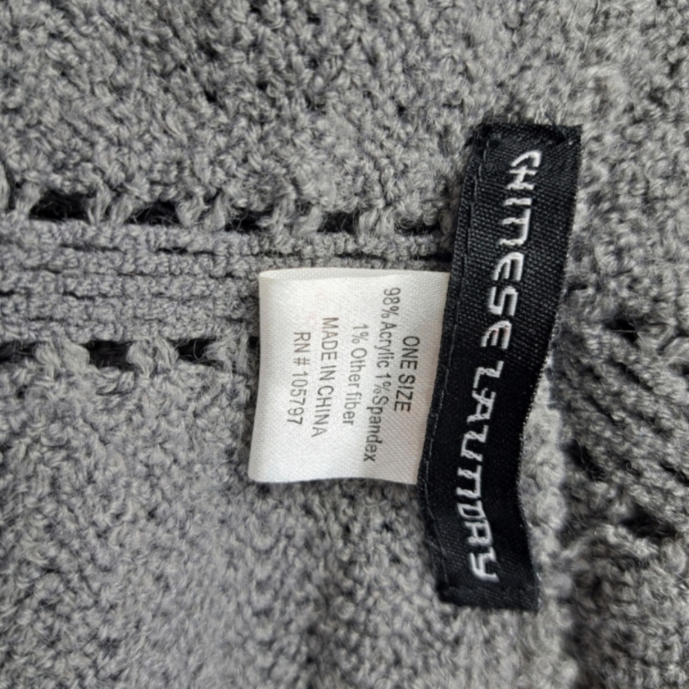 Infinity Women's Scarf Grey - Picture 6 of 10